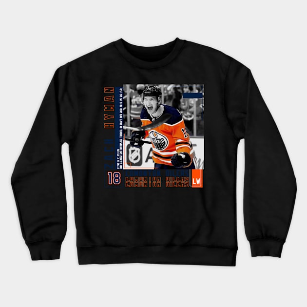 Zach Hyman Paper Poster Crewneck Sweatshirt by art.Hamdan